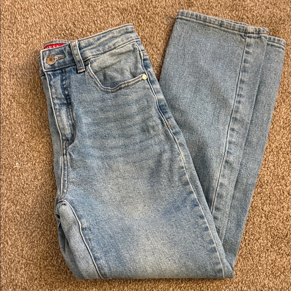 Guess High Rise Straight Jeans
